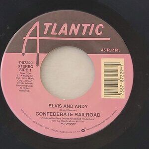Confederate Railroad – Elvis And Andy / Three Verses 45 RPM 7" Vinyl 1994